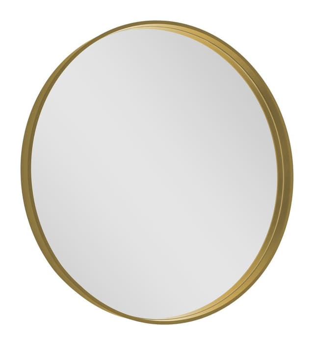 NOTION lustro w ramie, ø 70cm, złoty mat