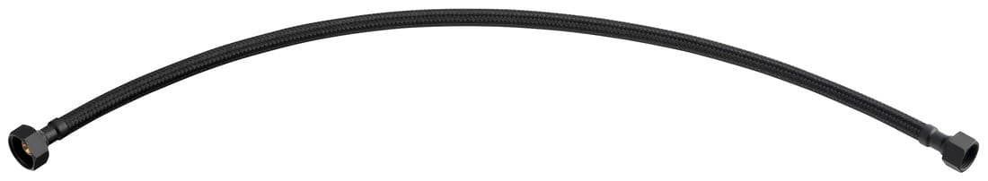 Wąż przyłączeniowy stal nierdzewna FxF 3/8"x1/2", 60 cm, czarny mat