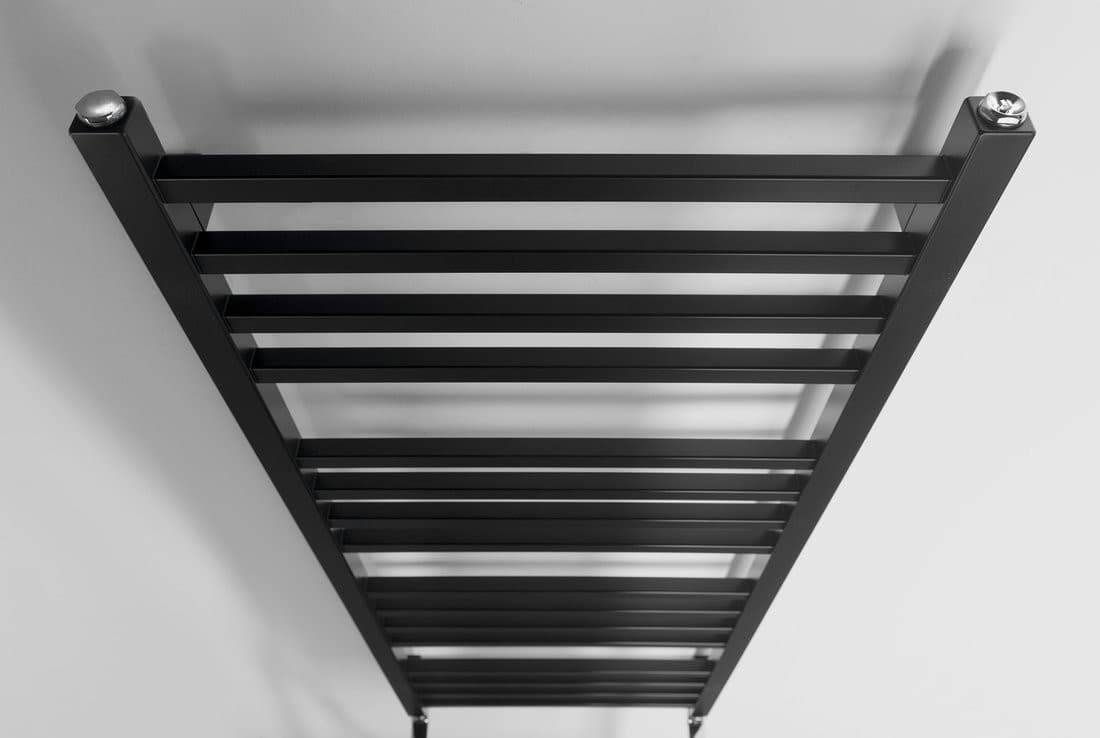 METRO grzejnik łazienkowy 500x1200 mm, czarny matowy