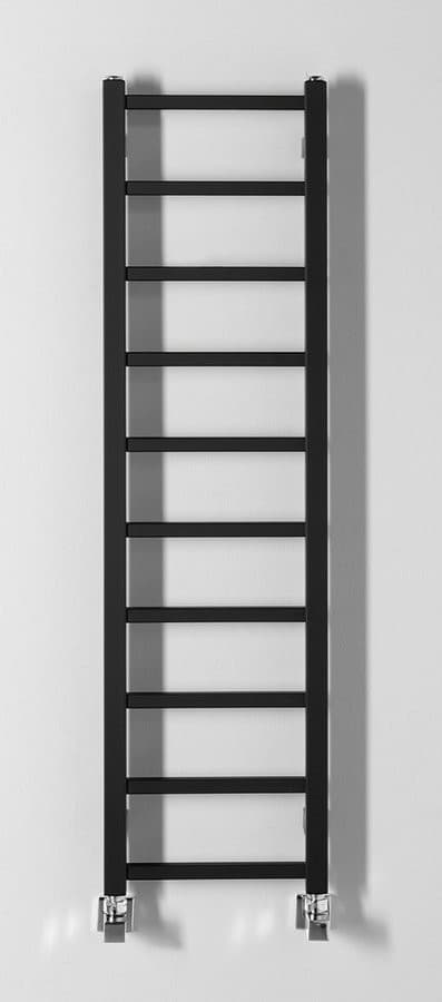 METRO LIGHT grzejnik łazienkowy 300x1140 mm, czarny matowy