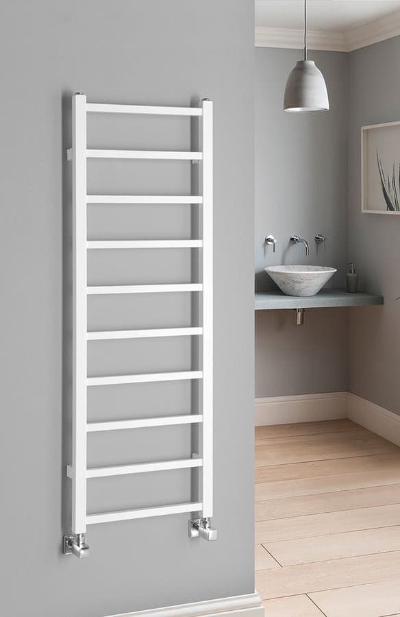 METRO LIGHT grzejnik łazienkowy biały 400x1140 mm