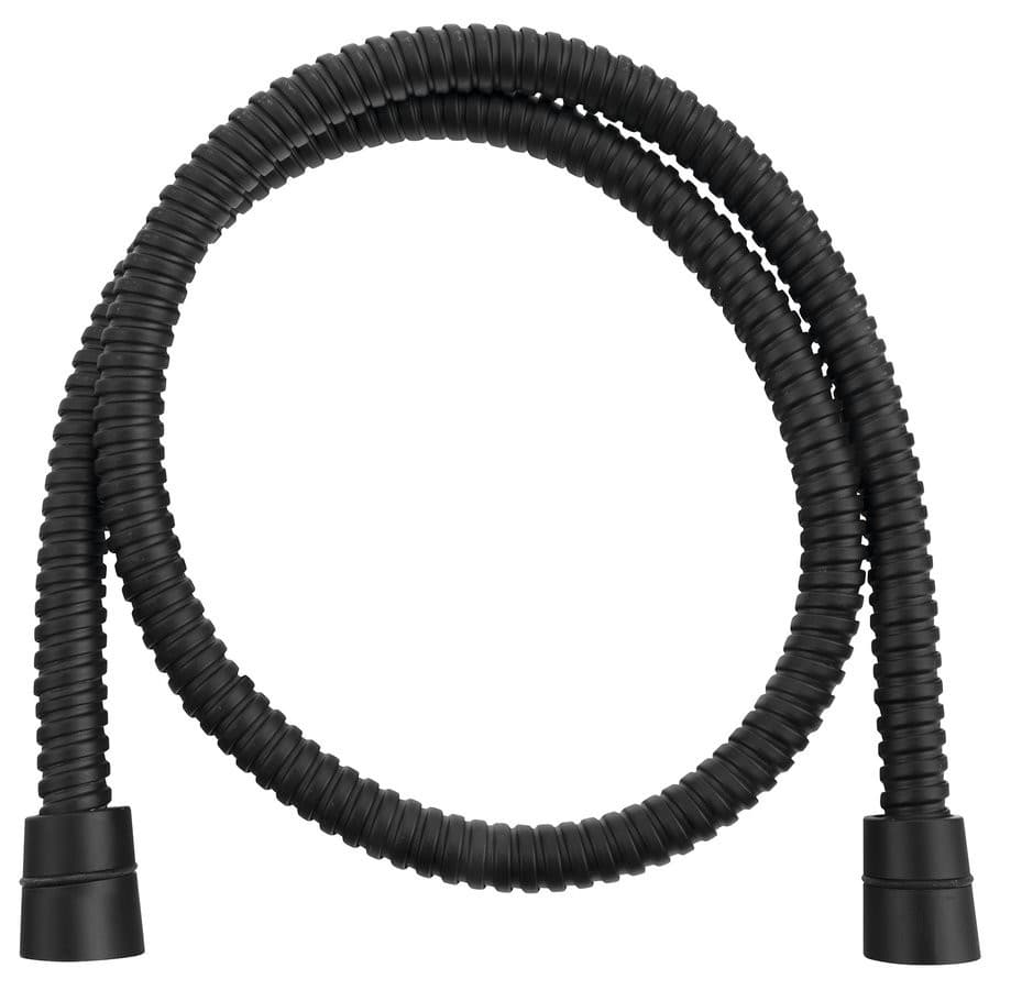 POWERFLEX wąż prysznicowy metalowy 120cm, matowy czarny