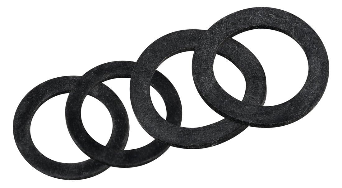 Zestaw uszczelek 1/2" i 3/4", 4 sztuki