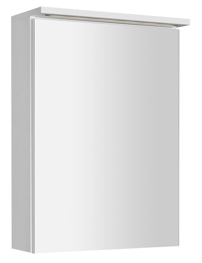 KAWA STRIP szafka z lustrem LED 50x70x22 cm, biały