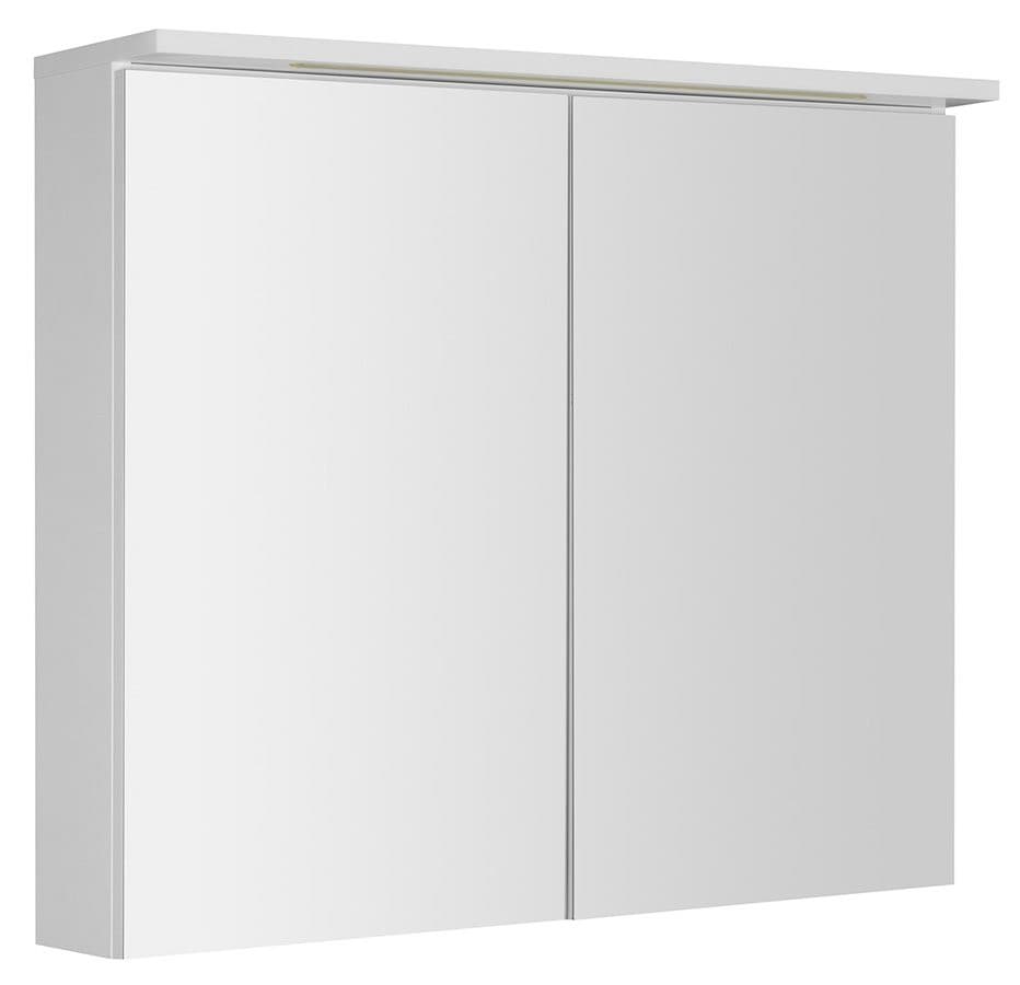 KAWA STRIP szafka z lustrem z oświetleniem LED, biały 80x70x22cm