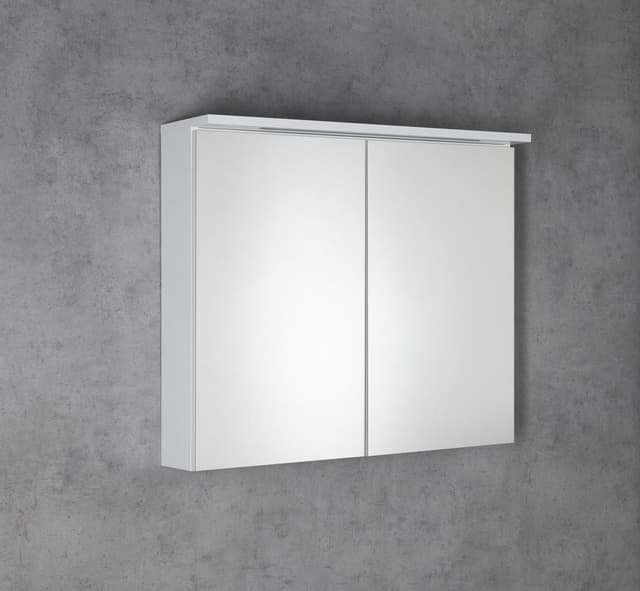 KAWA STRIP szafka z lustrem z oświetleniem LED, biały 80x70x22cm