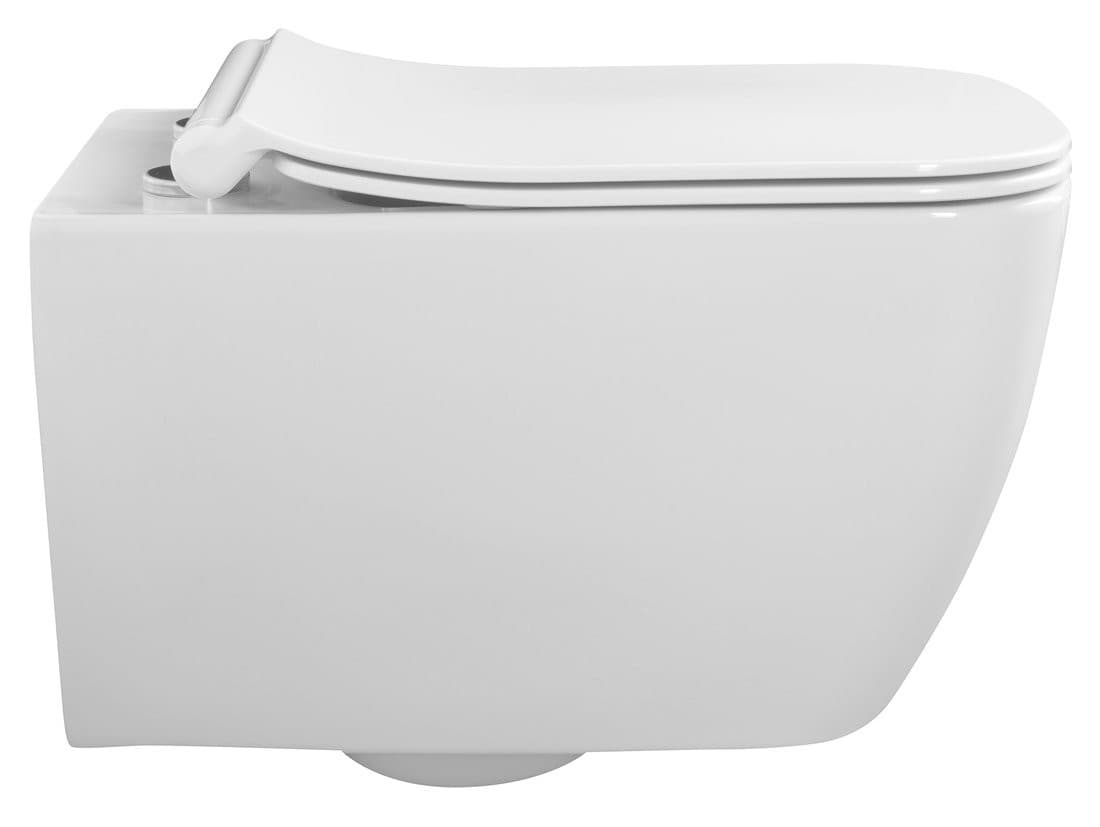 VEA WC wiszące, Rimless, 34,5x52cm, biały