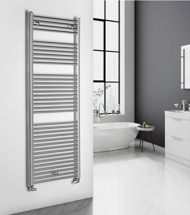 Grzejnik łazienkowy ALYA prosty chrom 600x1703 mm stalowy