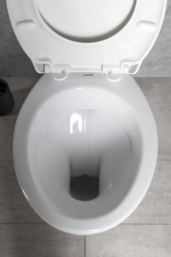 Kompakt WC z przyciskiem 4,5/6l, odpływ pionowy, biały