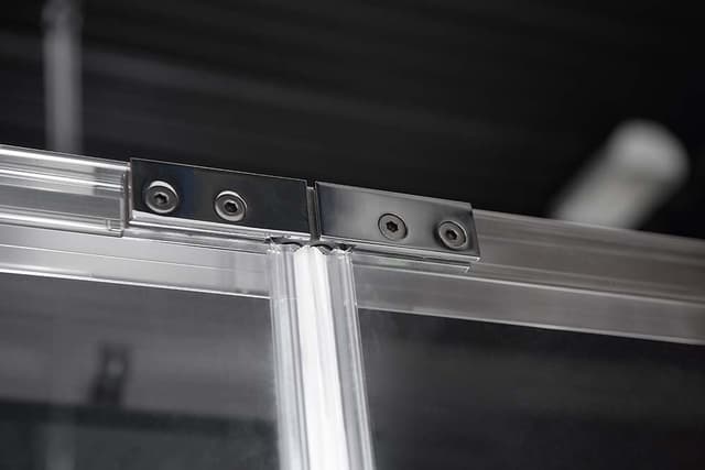 LUCIS LINE drzwi prysznicowe składane 900mm, szkło czyste