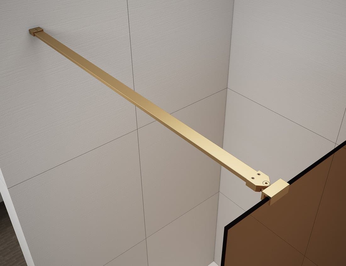ESCA wspornik do kabin prysznicowych 1200mm, złoty mat