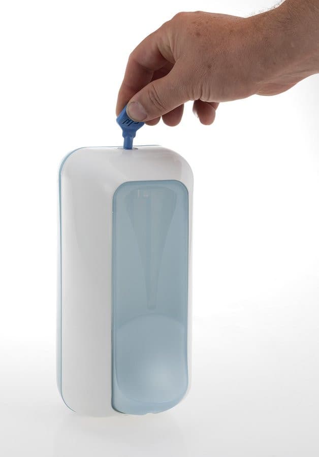 REPLAST dozownik mydła płynnego 550 ml, biały kanciaste