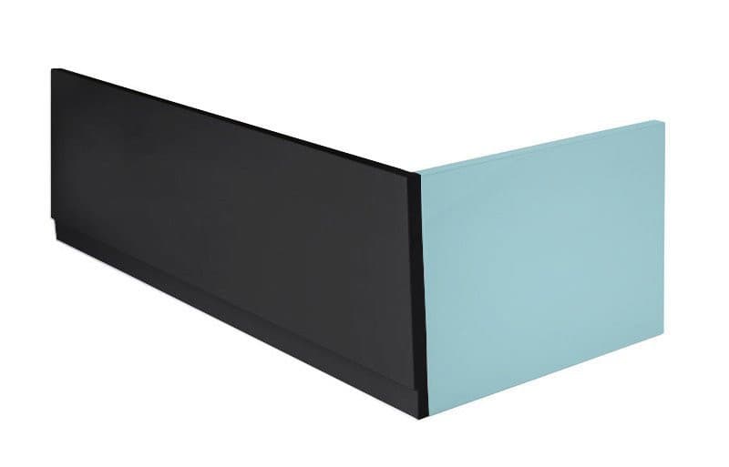 COUVERT lewa obudowa czołowa 180x52cm, czarny mat