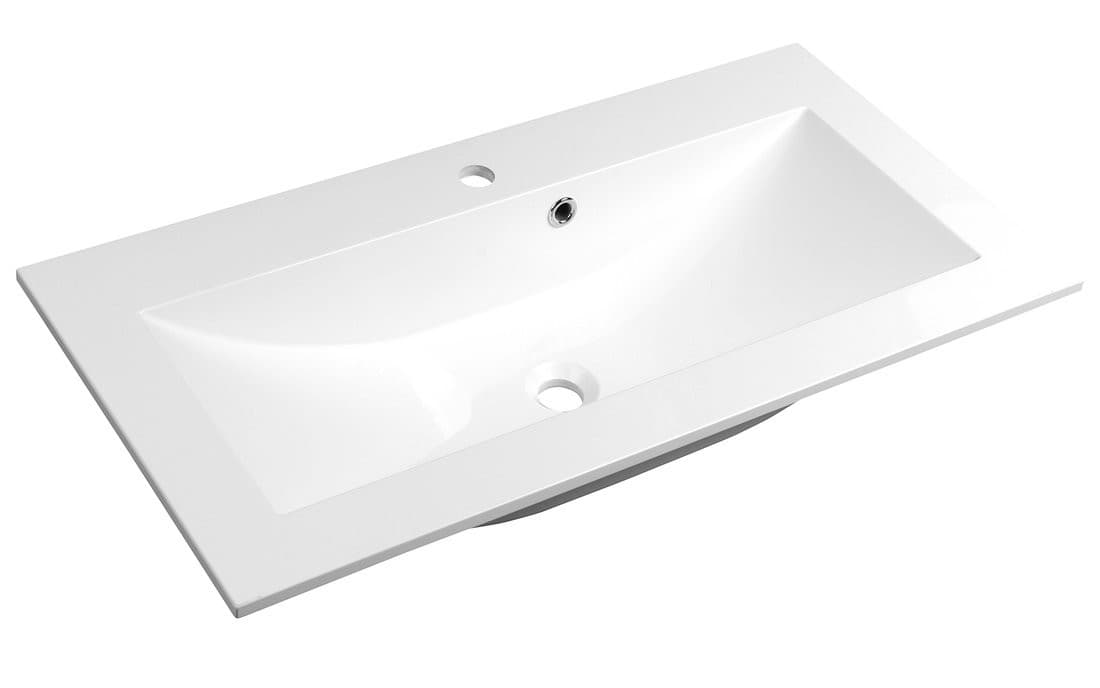 YUKON umywalka meblowa kompozytowa 90x45 cm, biały
