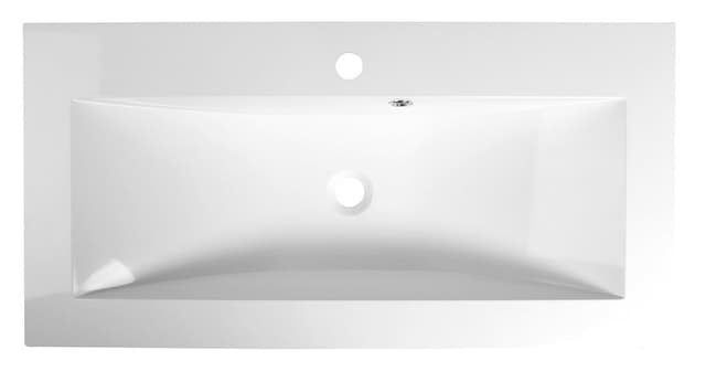 YUKON umywalka meblowa kompozytowa 90x45 cm, biały