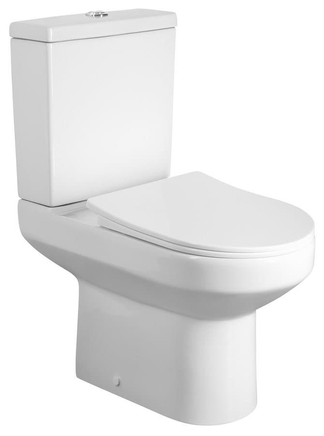 VERMET miska WC, biały, odpływ poziomy/pionowy