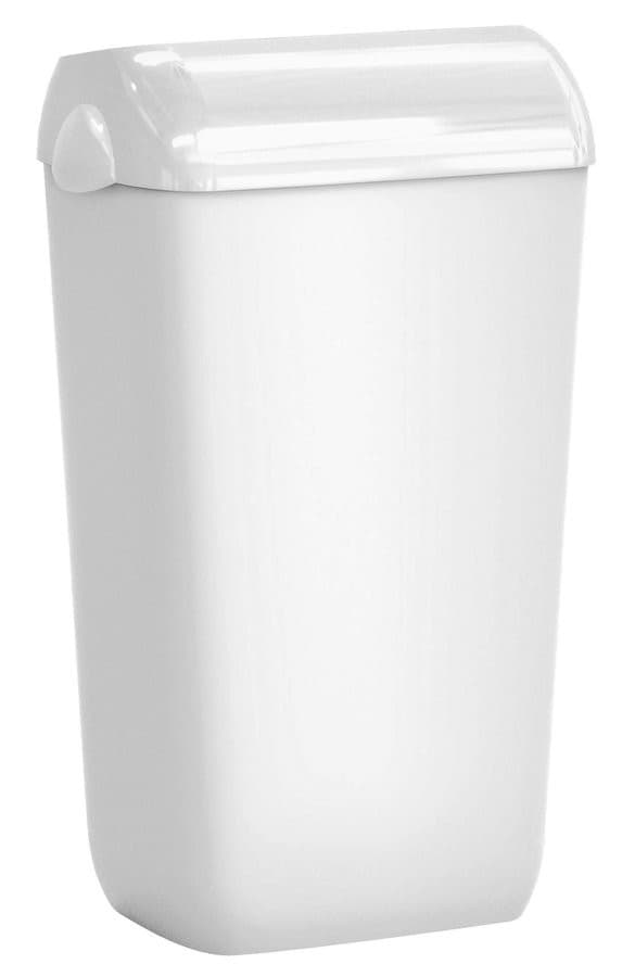 Kosz na śmieci wiszący COLORED 23l, kanciasty, biały