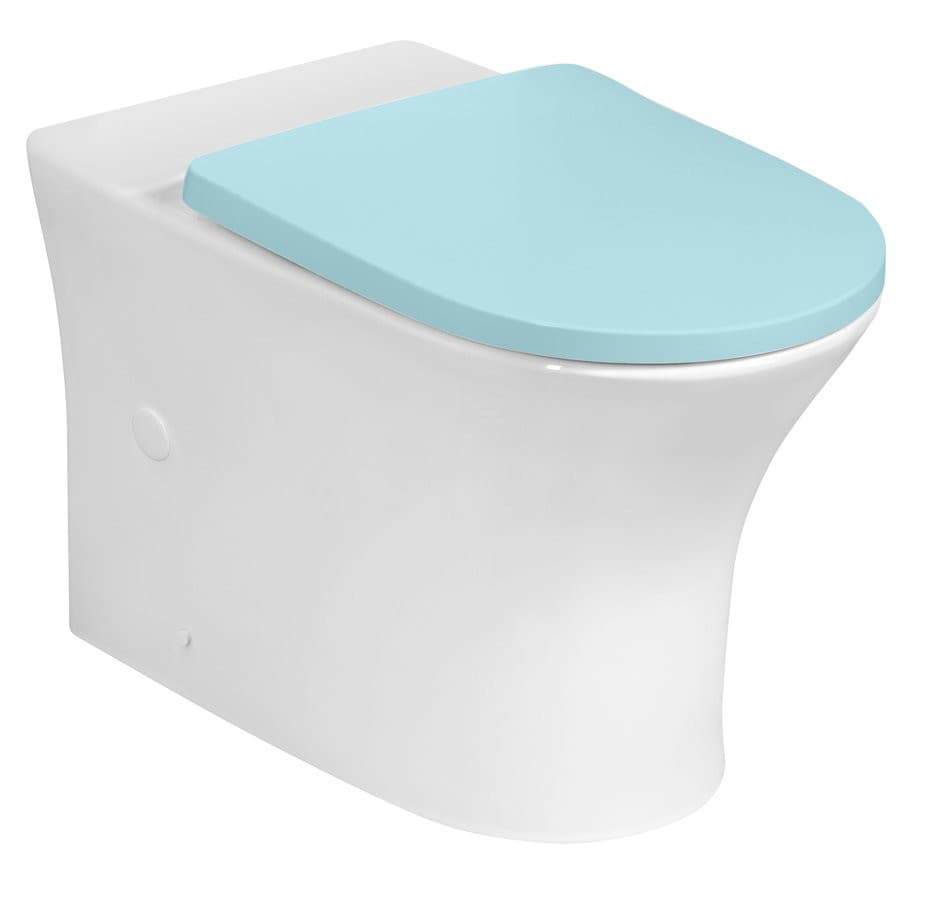 LEON RIMLESS miska WC bezrantowa, odpływ poziomy/pionowy, biały