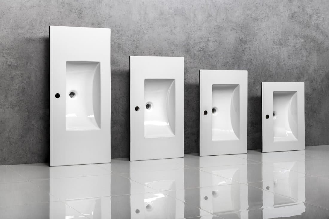 SLIM umywalka ceramiczna meblowa 70x46cm biały