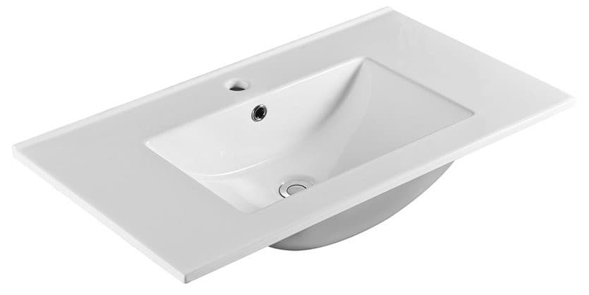 SLIM umywalka ceramiczna meblowa 80x46 cm, biały