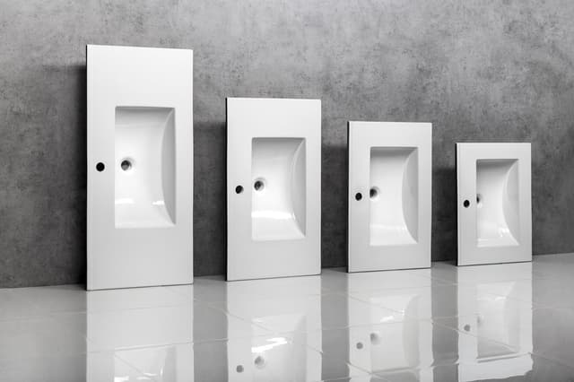 Umywalka ceramiczna meblowa SLIM 100x46 cm biały