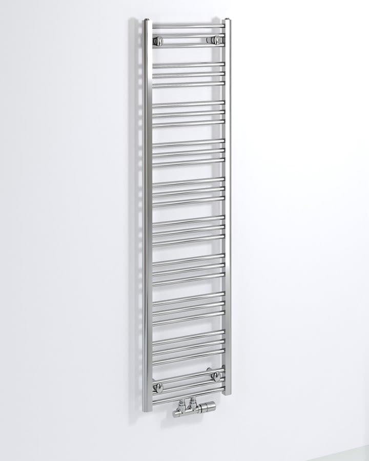 ALBRECHT grzejnik stalowy 400x1570mm, podłączenie środkowe, chrom