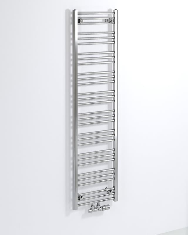 ALBRECHT grzejnik stalowy 400x1570mm, podłączenie środkowe, chrom