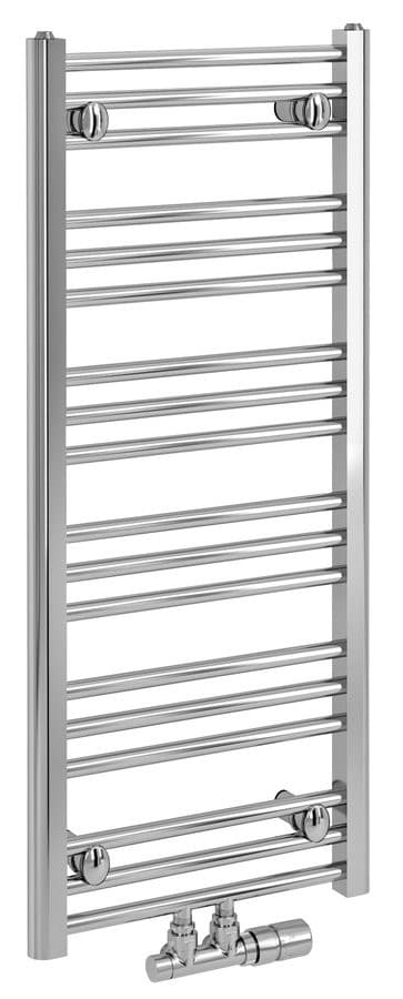 ALBRECHT grzejnik chromowany 400x930mm, z podłączeniem środkowym
