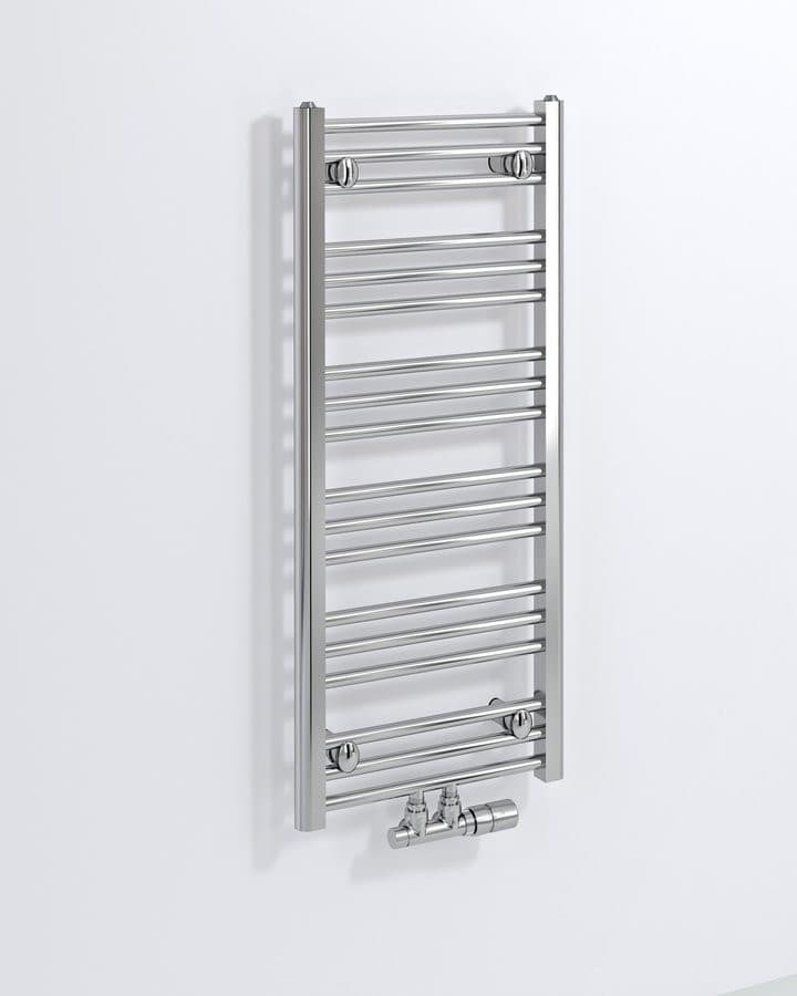 ALBRECHT grzejnik chromowany 400x930mm, z podłączeniem środkowym