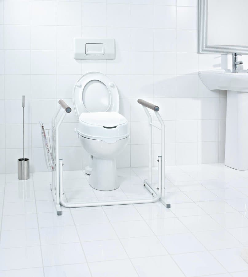 HANDICAP przenośna podpora do WC, biała