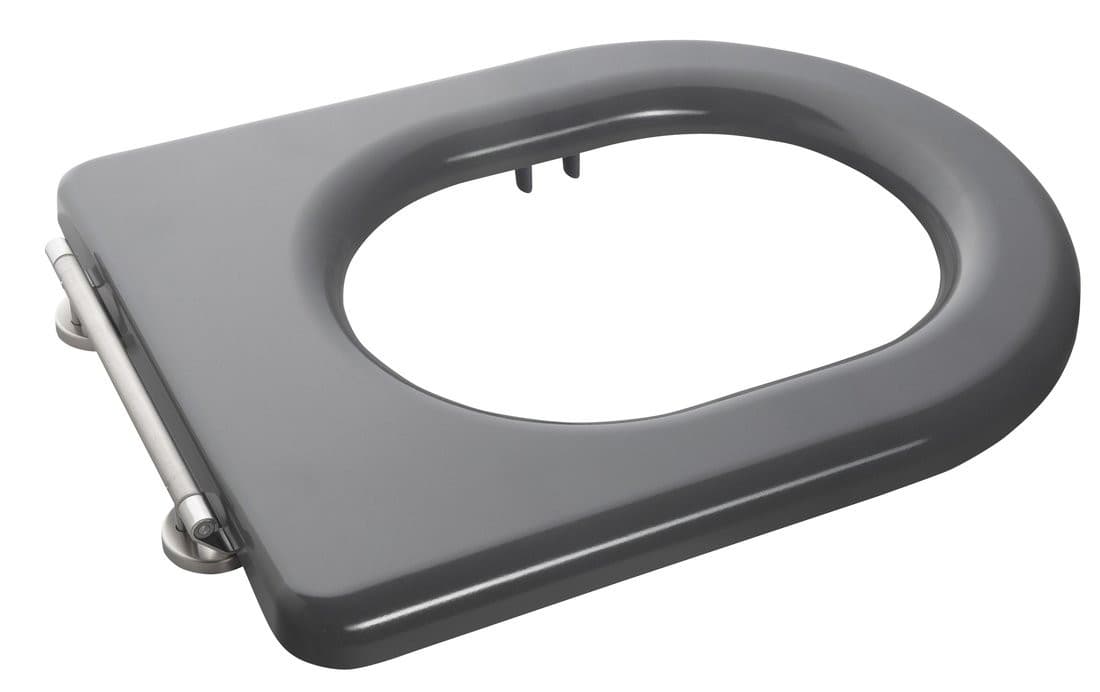 MEDIC deska toaletowa Duroplast, Soft Close, Easy Take, szara