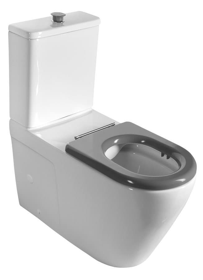 MEDIC RIMLESS kompakt WC, odpływ poziomy/pionowy, biały