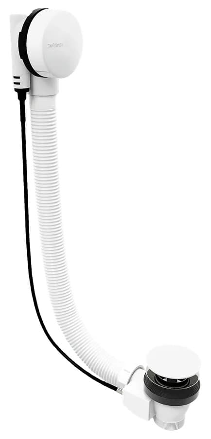 MARBLE automatyczny zestaw odpływowy, długość 800 mm, biały