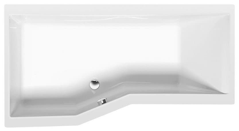 Wanna asymetryczna VERSYS L 170x84x70x47 cm, akryl, biały