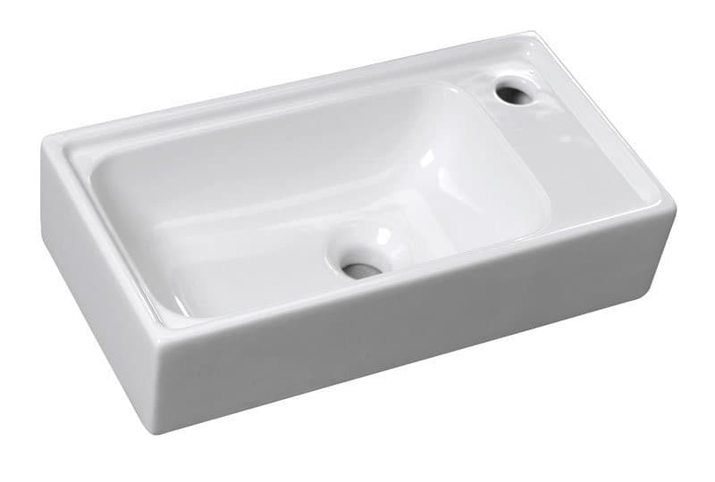 ORION umywalka ceramiczna SMALL 50,5x26,5cm, biała