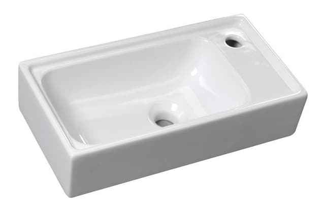 ORION umywalka ceramiczna SMALL 50,5x26,5cm, biała