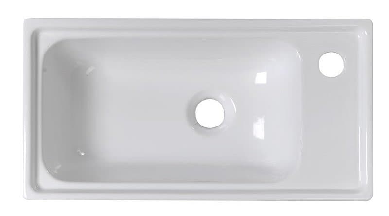 ORION umywalka ceramiczna SMALL 50,5x26,5cm, biała