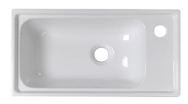 ORION umywalka ceramiczna SMALL 50,5x26,5cm, biała