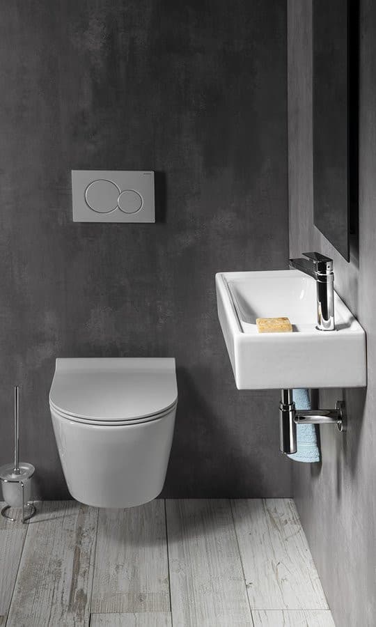 ORION umywalka ceramiczna SMALL 50,5x26,5cm, biała