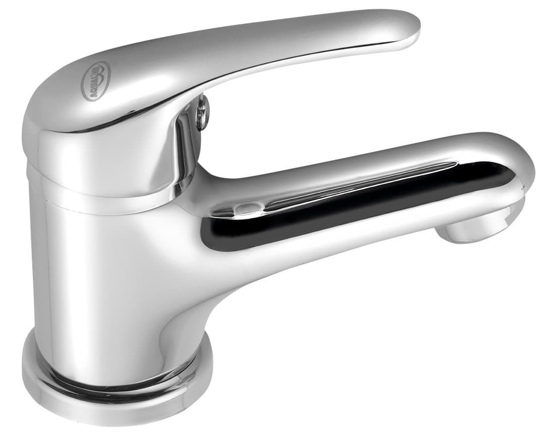 AQUALINE 35 bateria umywalkowa stojąca, mosiężna, chrom