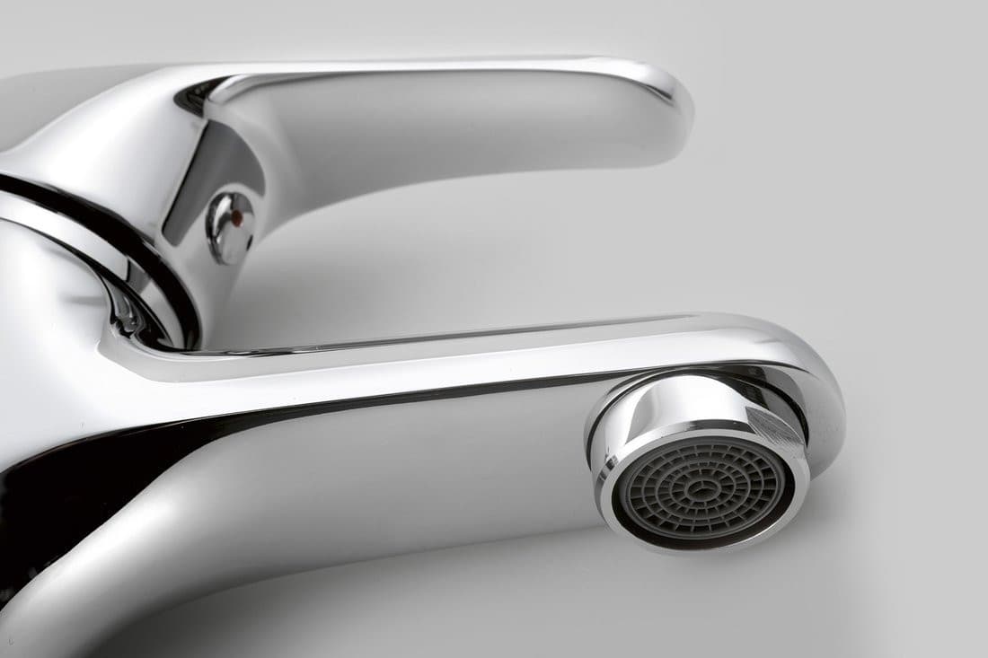 AQUALINE 35 bateria umywalkowa stojąca, mosiężna, chrom