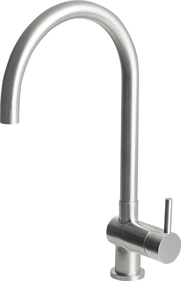 PE bateria kuchenna, stal nierdzewna matowa, obła (410 mm)