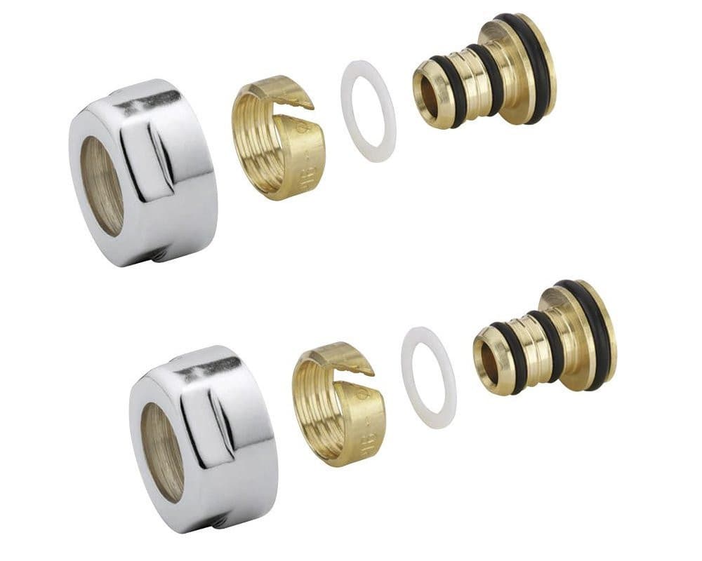 Złączka ECO do Alupex 16mm, niklowana