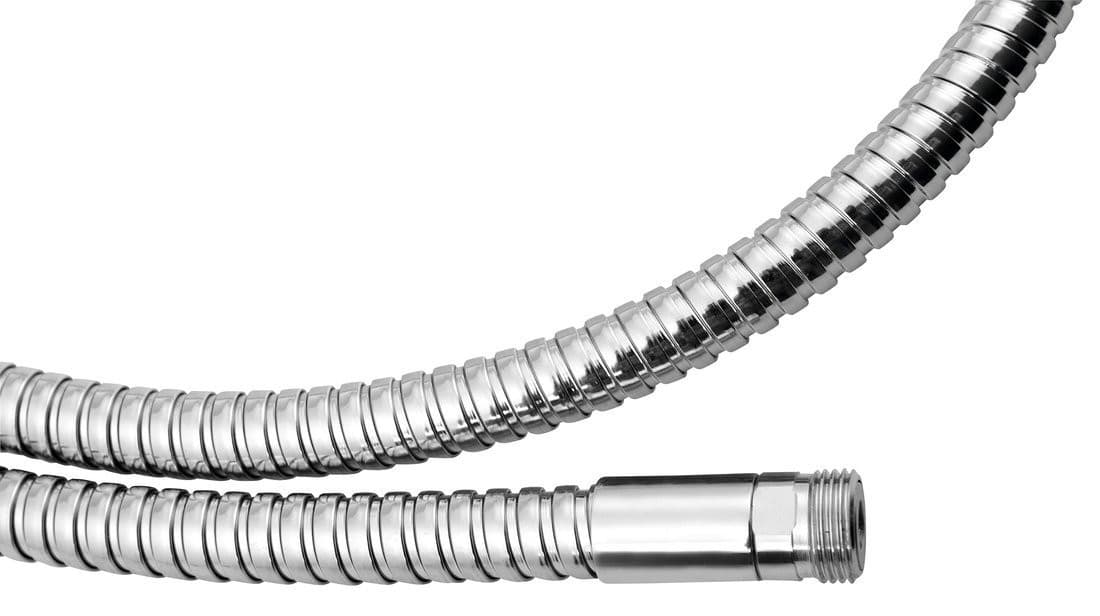 Wąż prysznicowy wysuwany F1/2-M3/8, 175 cm, stalowy chrom (Anti-Twist)