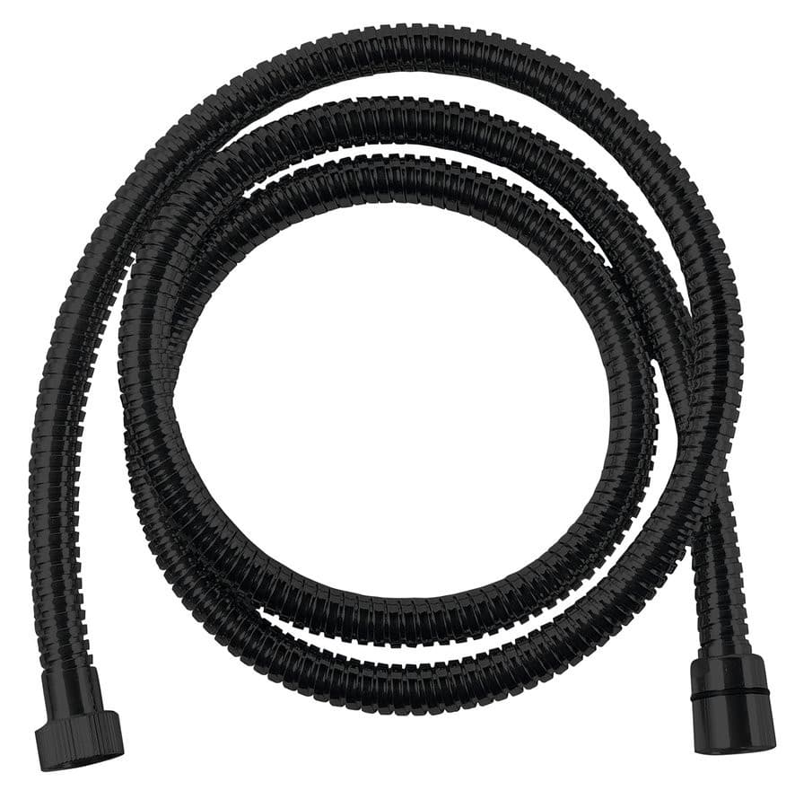 POWERFLEX metalowy wąż prysznicowy 150 cm, czarny matowy