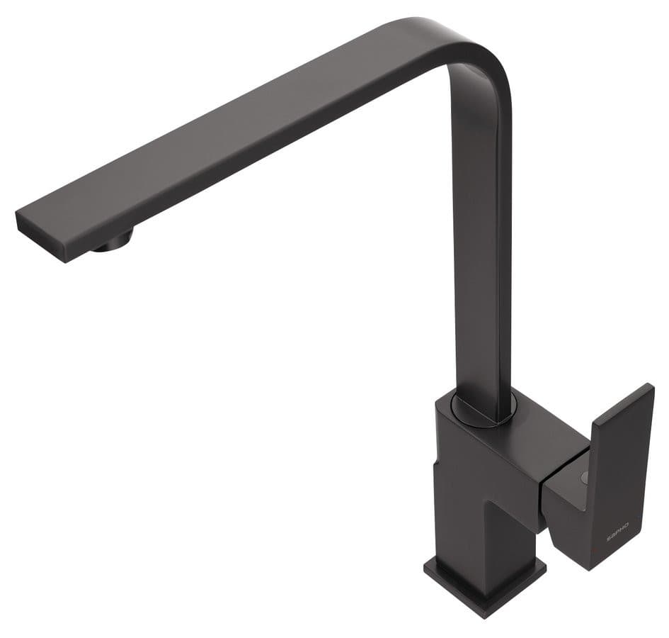 FRACTO stojąca bateria kuchenna mosiężna gun metal 392mm