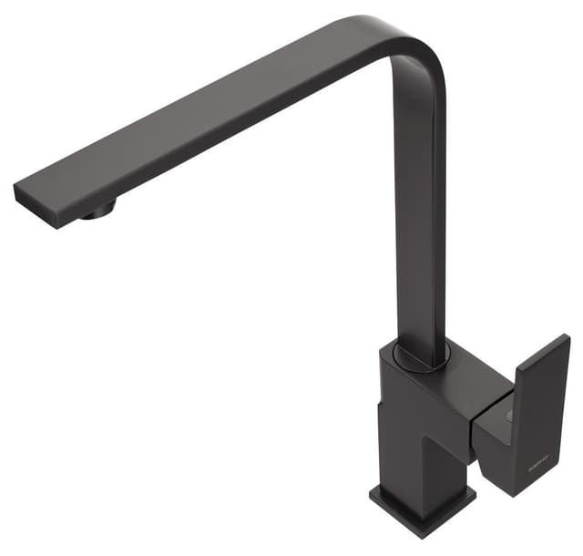 FRACTO stojąca bateria kuchenna mosiężna gun metal 392mm