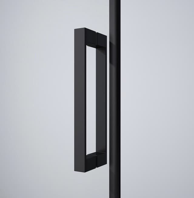 DRAGON BLACK kabina prysznicowa 900x900mm, wejście z rogu