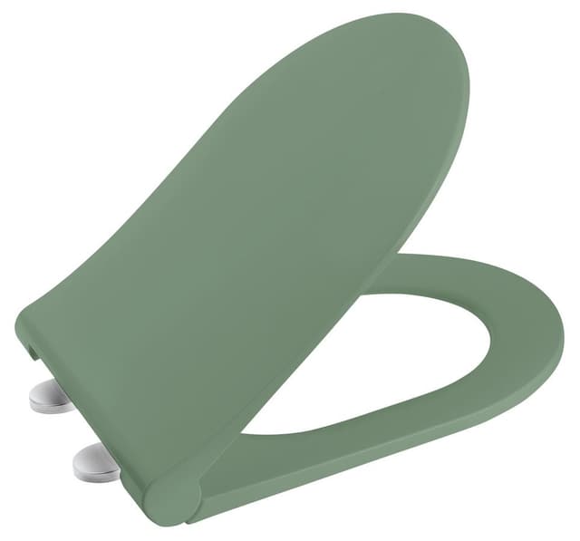 BRILLA deska WC slim Soft Close, zielony mat