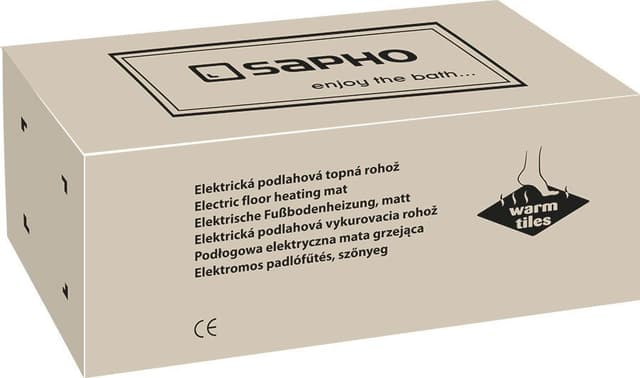 WARM TILES matowa mata grzejna 4,2 m2, 670 W, dwużyłowa